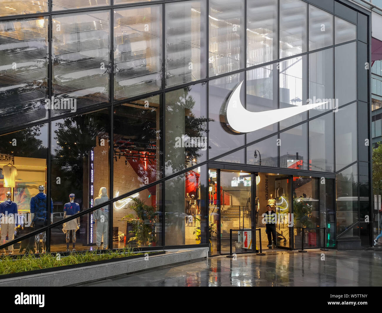 FILE--View of the Nike Shanghai House of Innovation in Shanghai, China, 22  October 2018. China has become the most rapidly expanding global marke Stock  Photo - Alamy