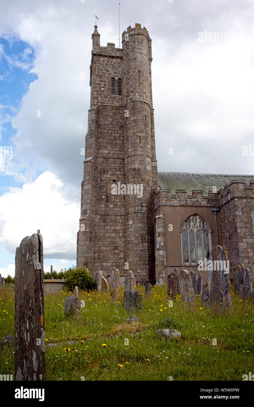 The Church of St Andrew, Moretonhampstead, Devon, England, UK. Stock Photo