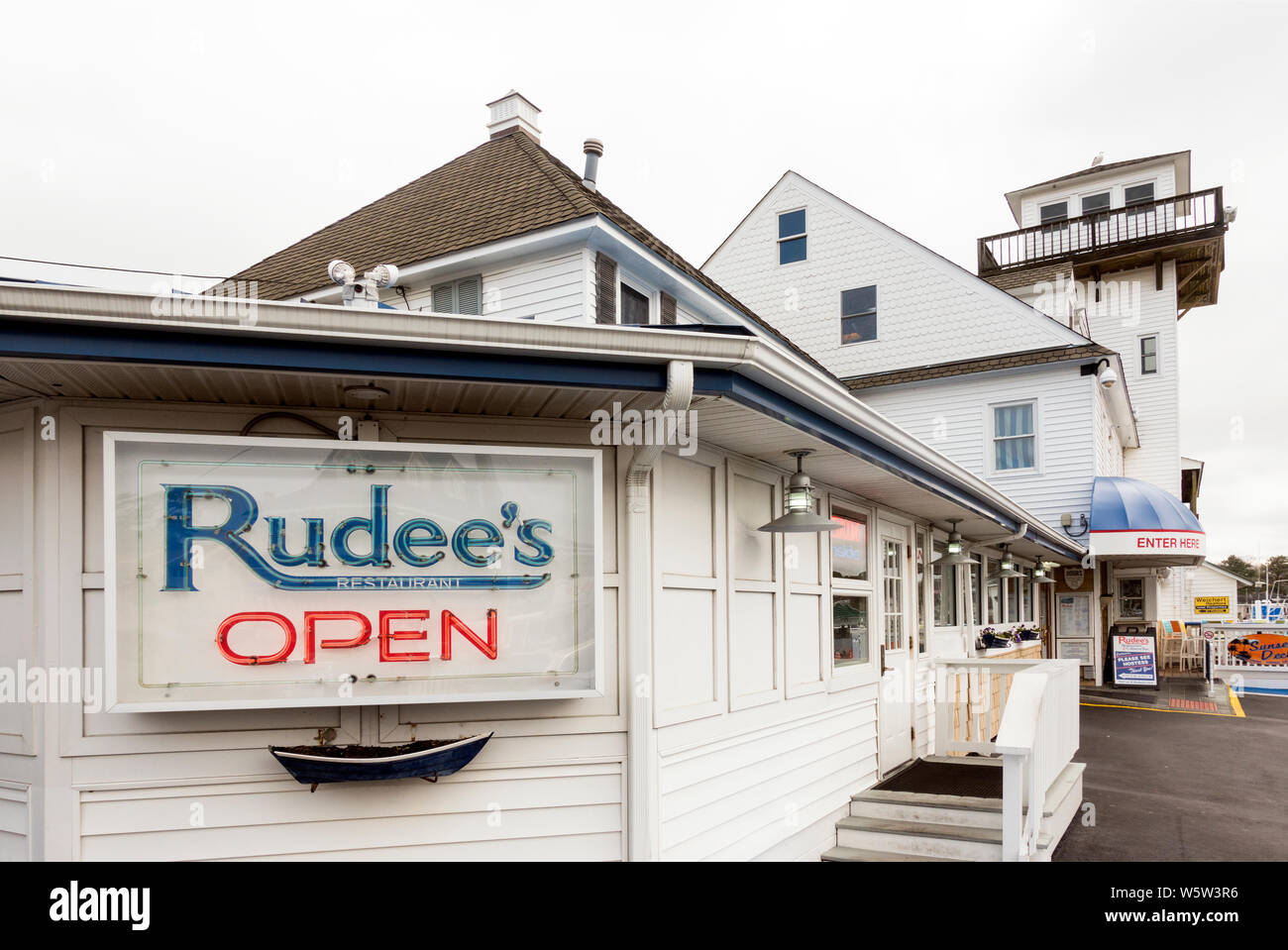 Rudee's restaurant and cabana bar Virginia Beach Stock Photo