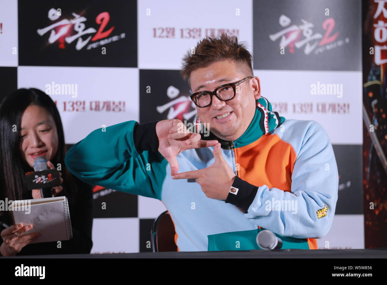 Japanese director Yuichi Fukuda attends a screening event for his movie