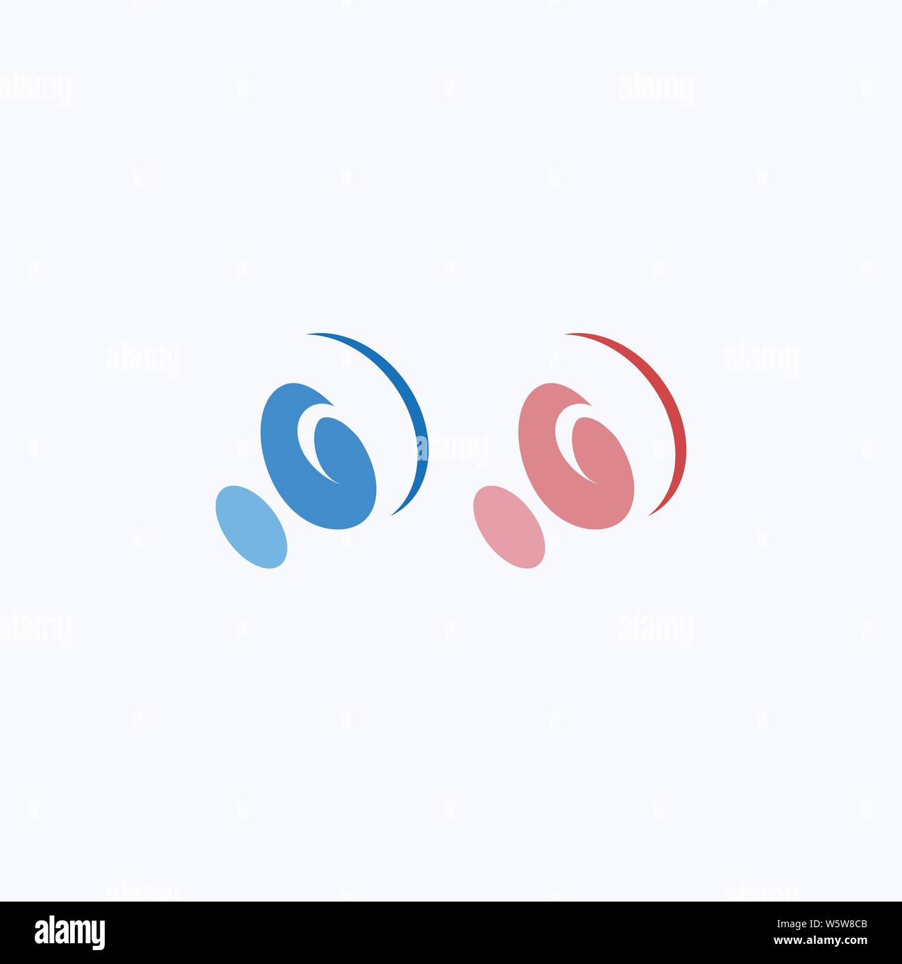 Letter O Logo Monogram design vector template Linear style Stock Vector
