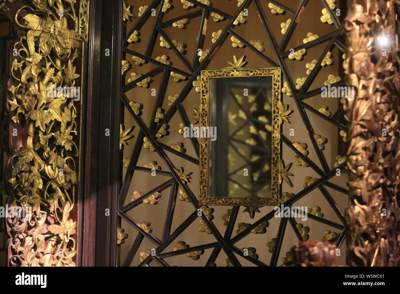 The "World's Number 1 Bed", one of the country's most ornate beds