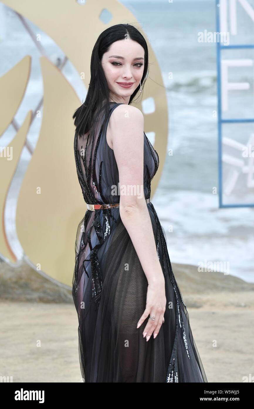 American actress Emma Dumont arrives on the red carpet for the closing