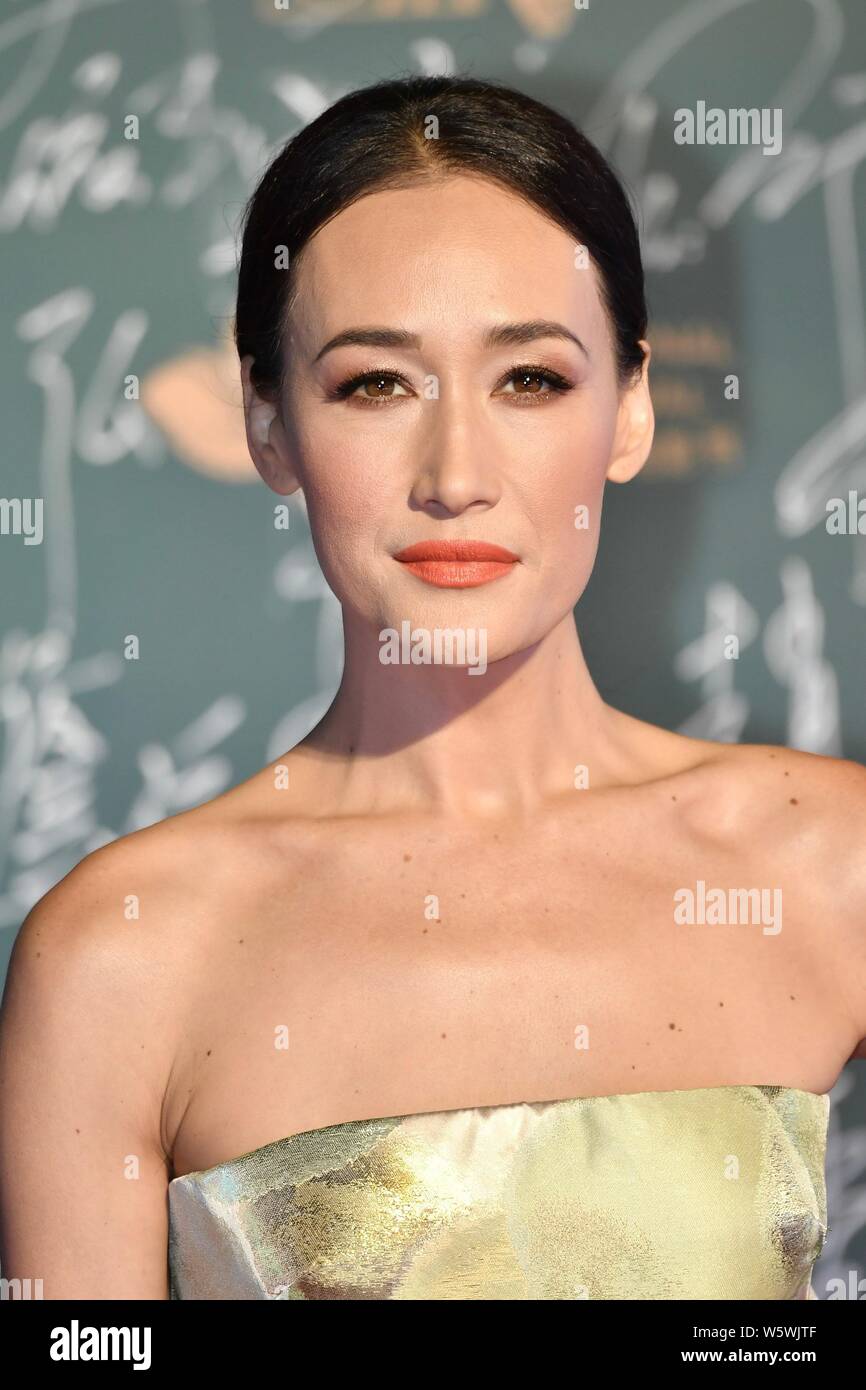 American actress and model Margaret Denise Quigley, professionally known as Maggie Q, arrives on