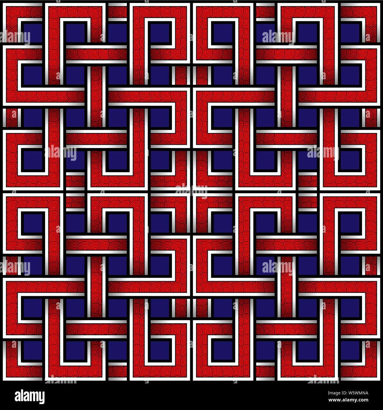 Celtic Square Design Pattern Celtic square figures set different colors background Stock Vector ...