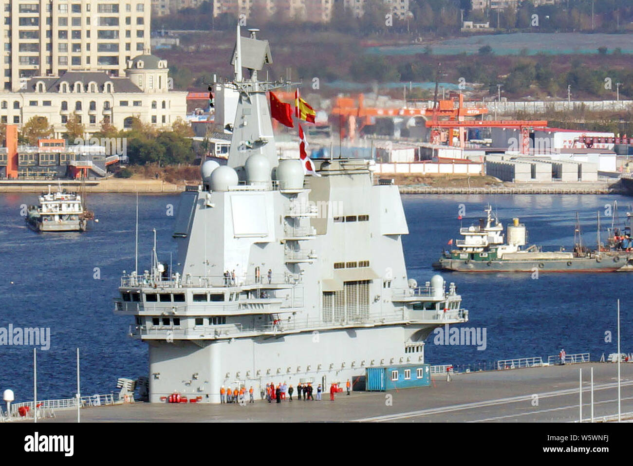 China's First Domestically Built Aircraft Carrier, The Type 001A ...