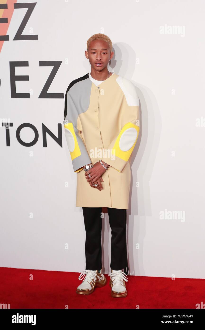 Jaden Smith attends an evening honoring Louis Vuitton and Nicolas  Ghesquiere at Alice Tully Hall at Lincoln Center on November 30, 2017 in  New York City Stock Photo - Alamy