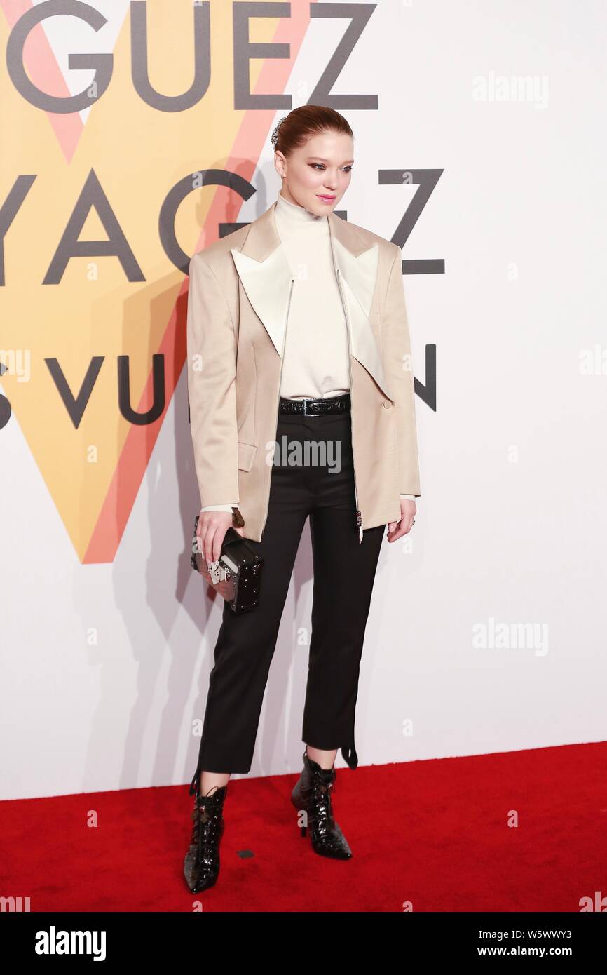 Lea Seydoux in Louis Vuitton at the ''One Fine Morning'' Paris