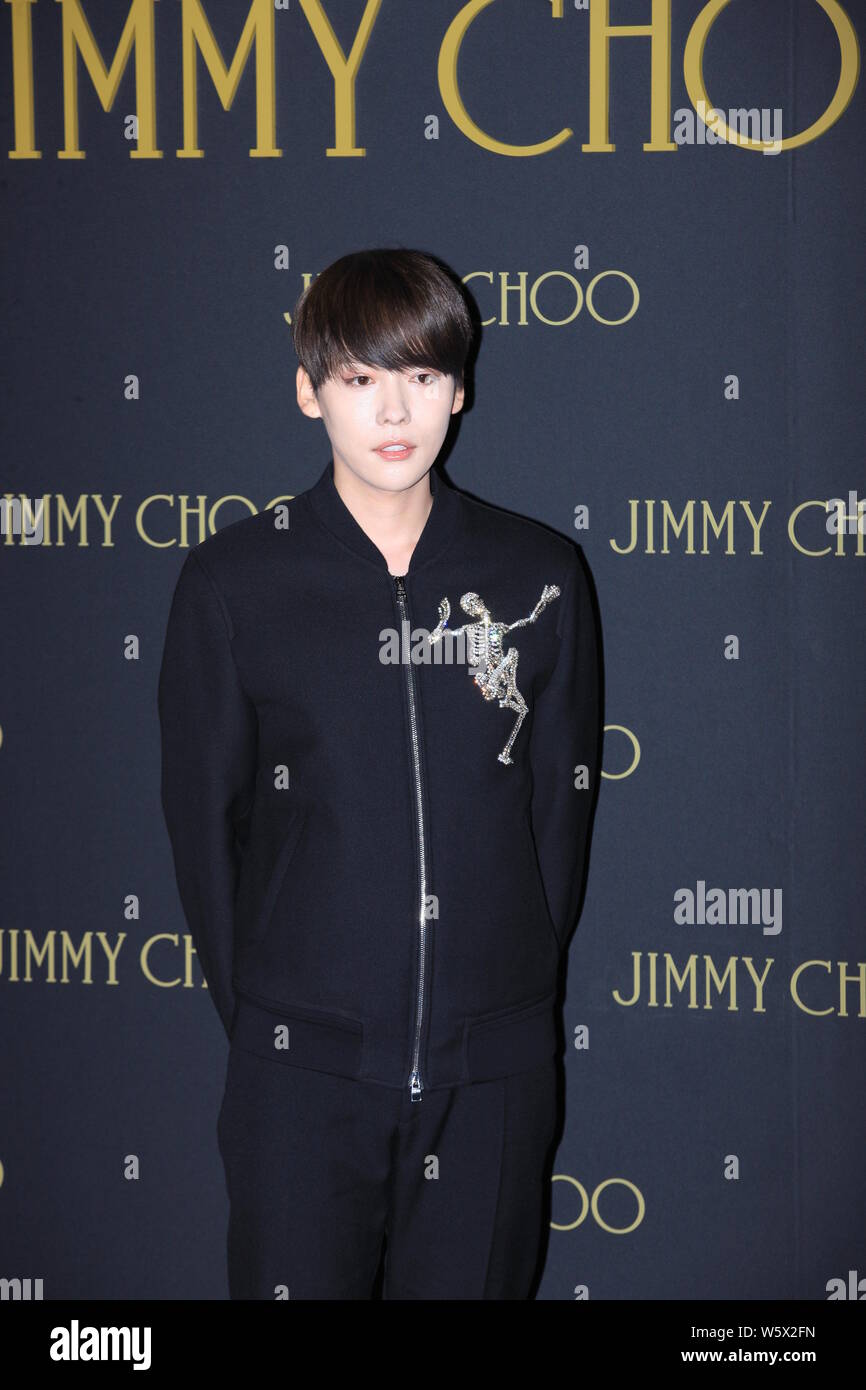 South Korean singer and actor Kim Jin-woo, better known mononymously Jinwoo  or Jinu, of South Korean boy group Winner attends a promotional event for  Stock Photo - Alamy