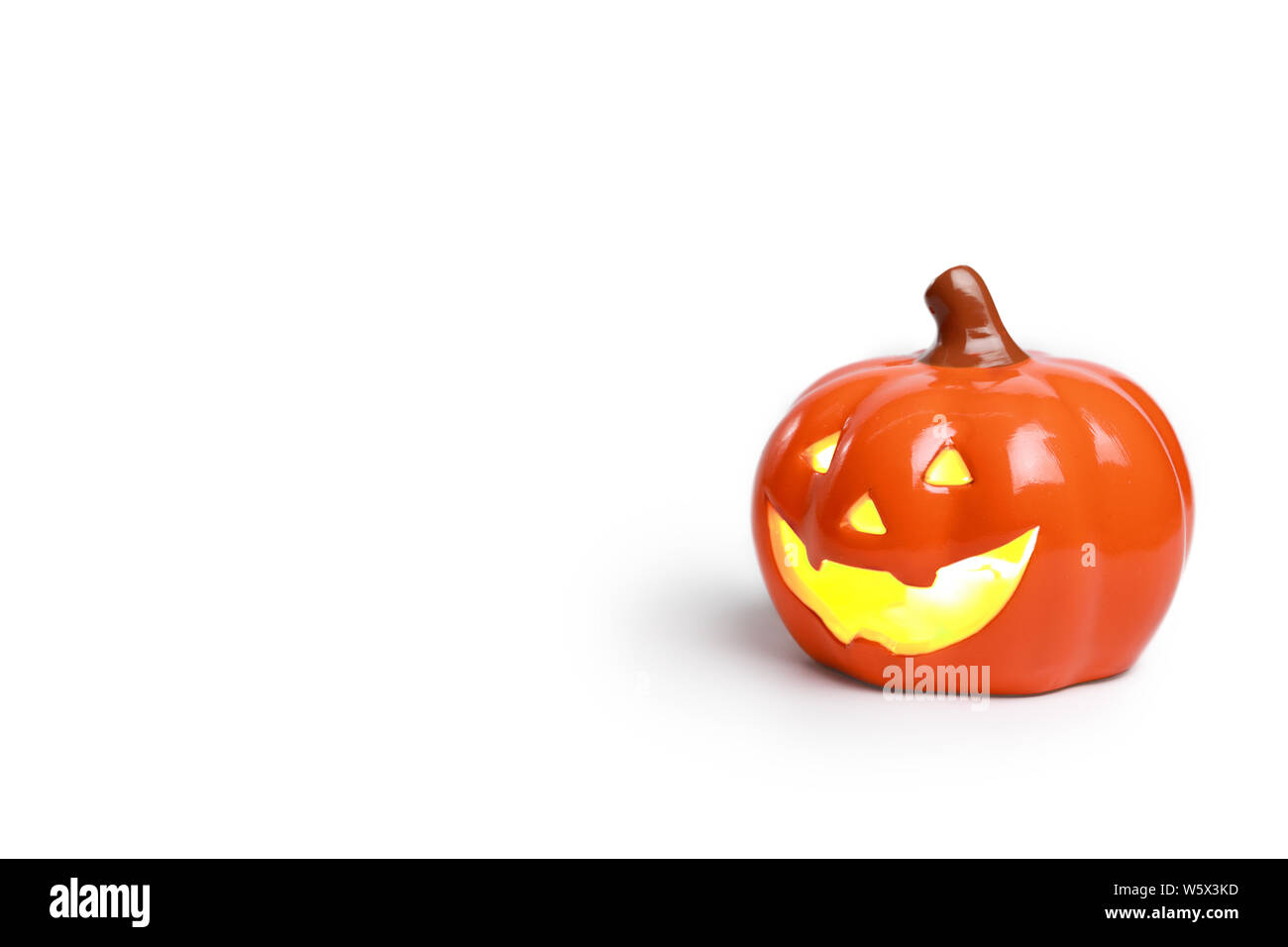 halloween pumpkin isolated on white background Stock Photo - Alamy