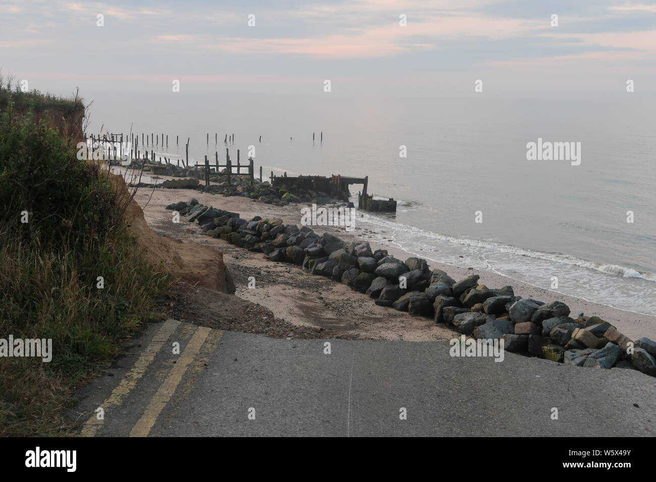 Norfolk coastal erosion hi-res stock photography and images - Alamy