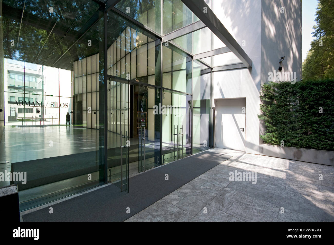 armani silos entrance