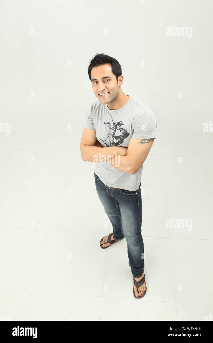 Arms crossed smile smug hires stock photography and images Alamy