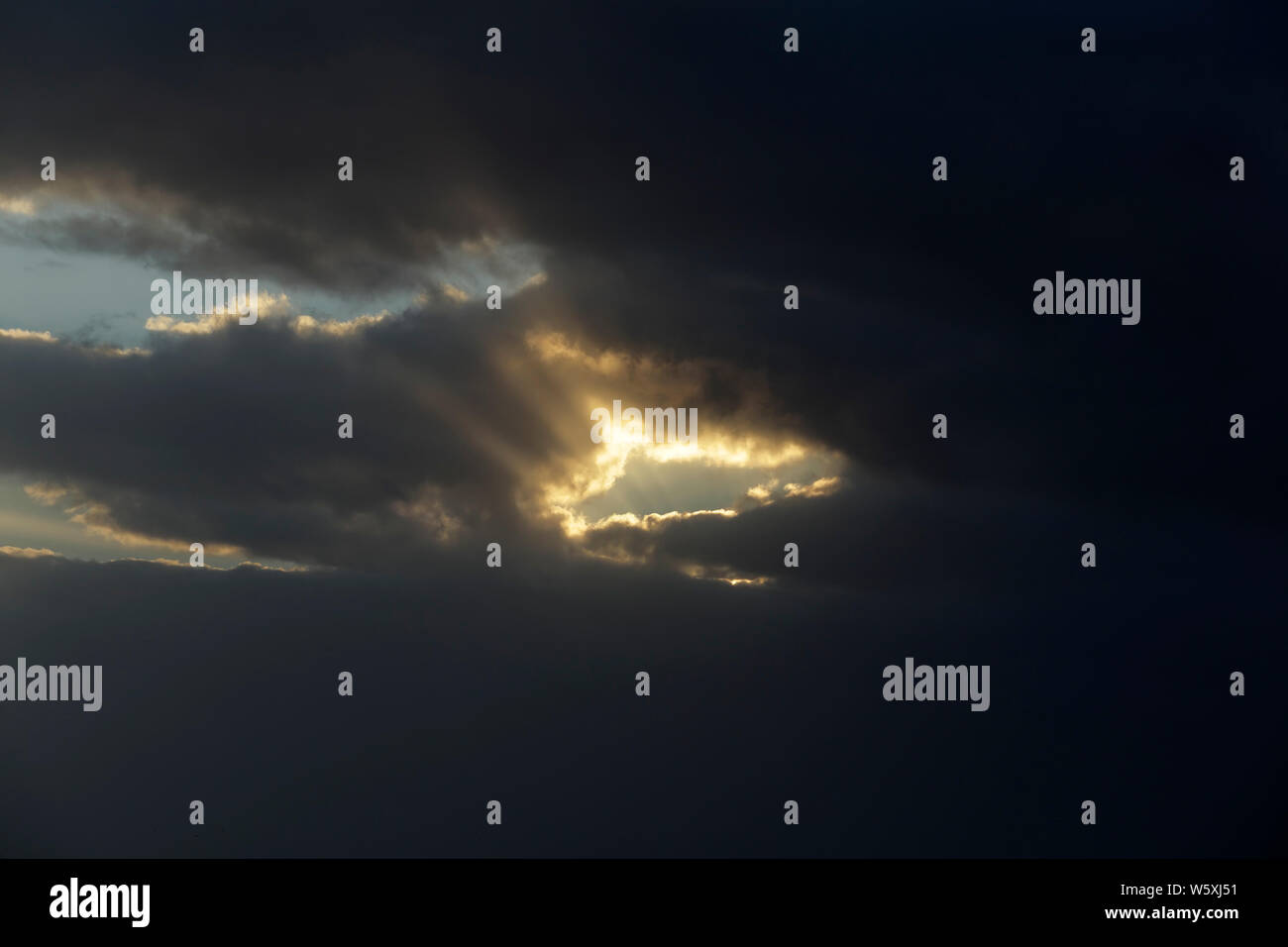 Sunset color sky night stormy hi-res stock photography and images - Alamy