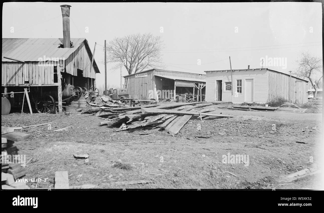 Roger's Lumber Company Stock Photo Alamy