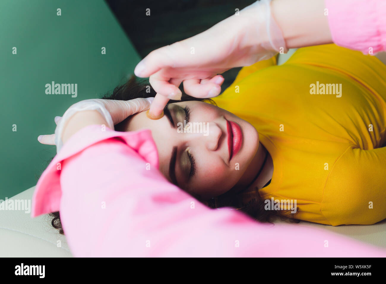Upper Lip Hair Removal Stock Photos Upper Lip Hair Removal Stock