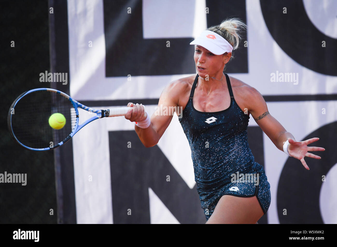 Karlsruhe Rueppurr, Deutschland. 30th July, 2019. Tereza Mrdeza (CRO). GES/ Tennis/WTA 125k Series Tournament, 30.07.