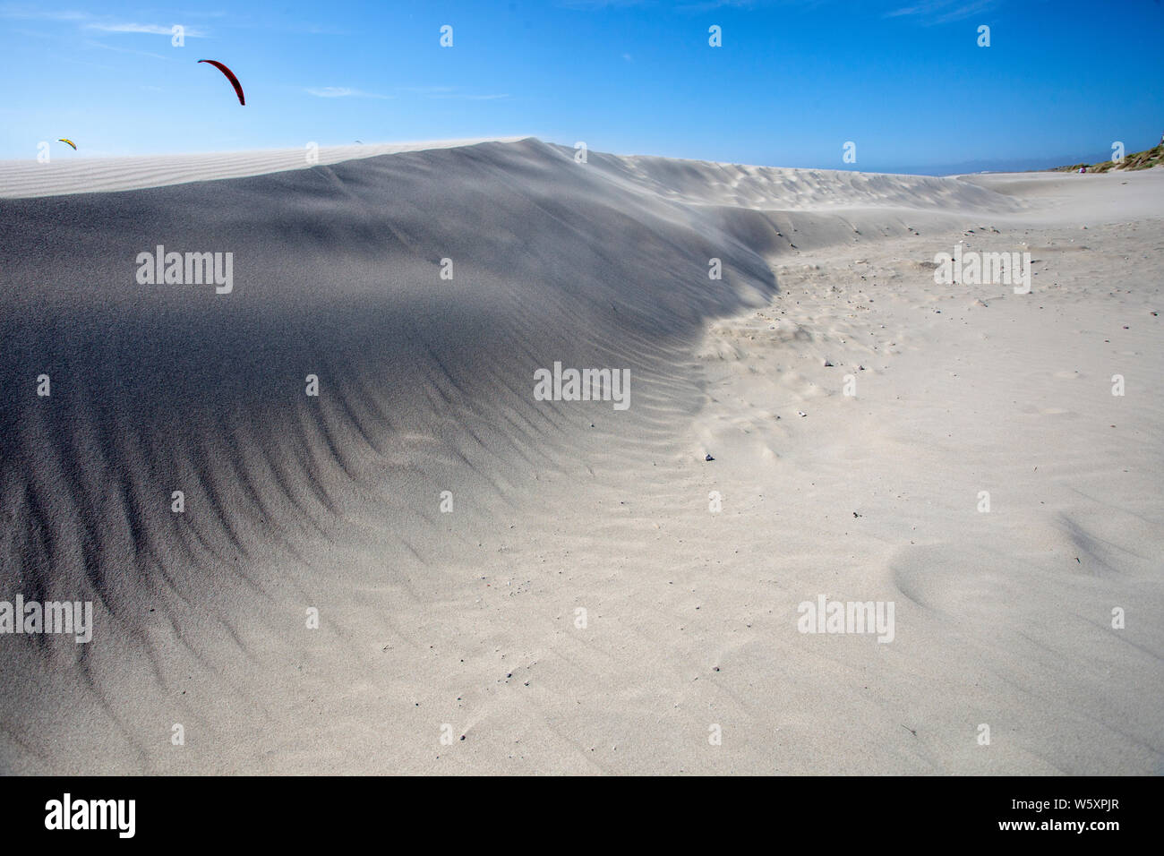 sand dunes at Berk sur mer Stock Photo