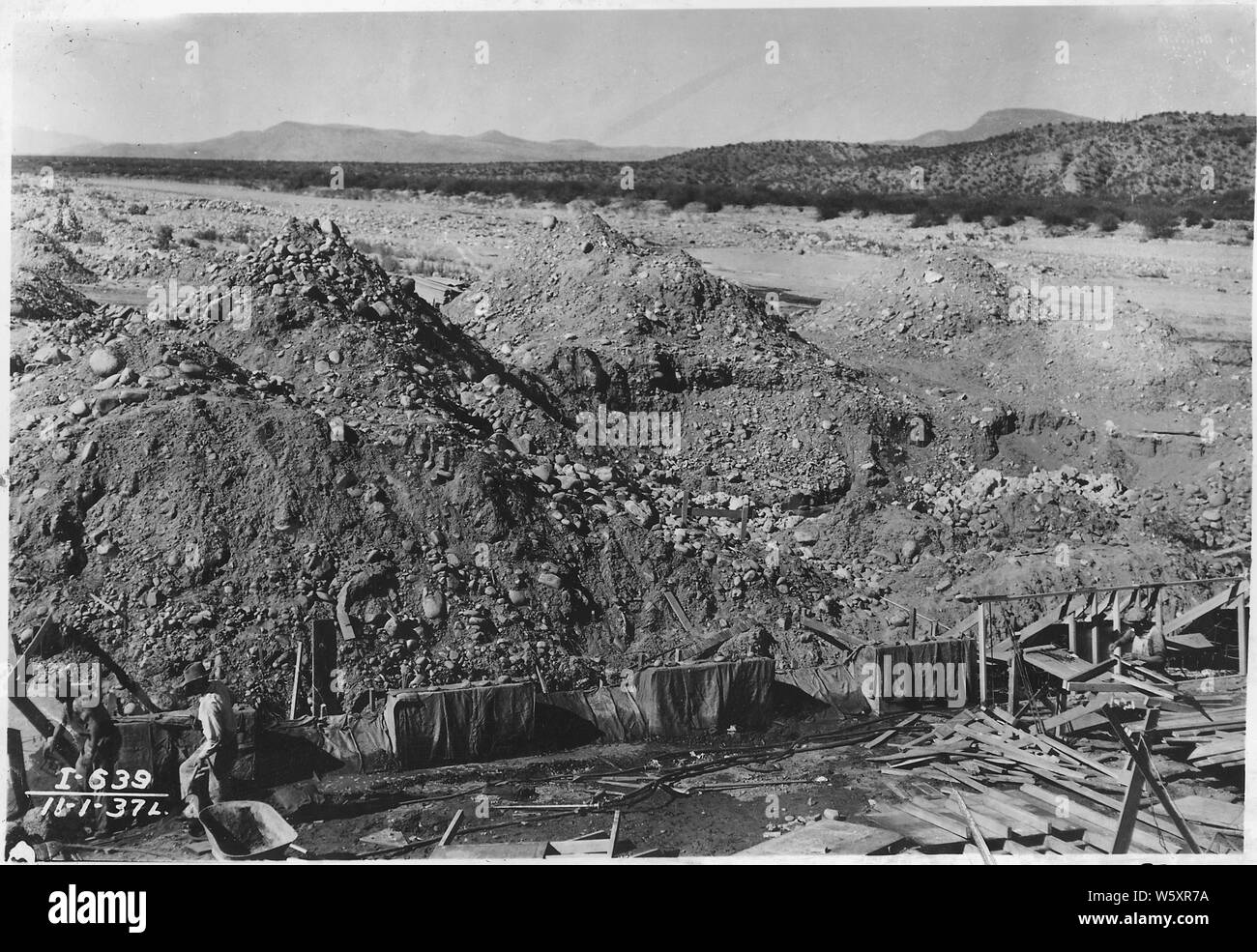 Salt River Power Canal Diversion Dam View looking downstream