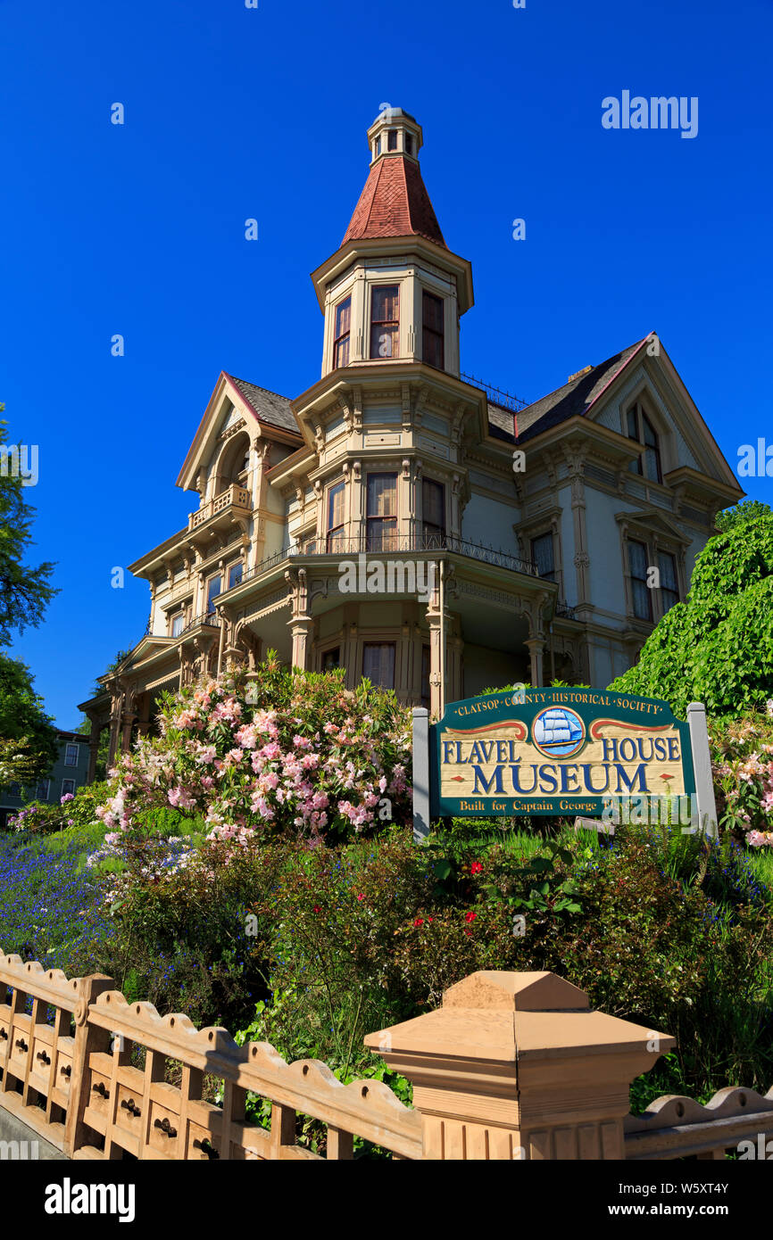 Flavel House Museum, Astoria, Oregon, USA Stock Photo Alamy