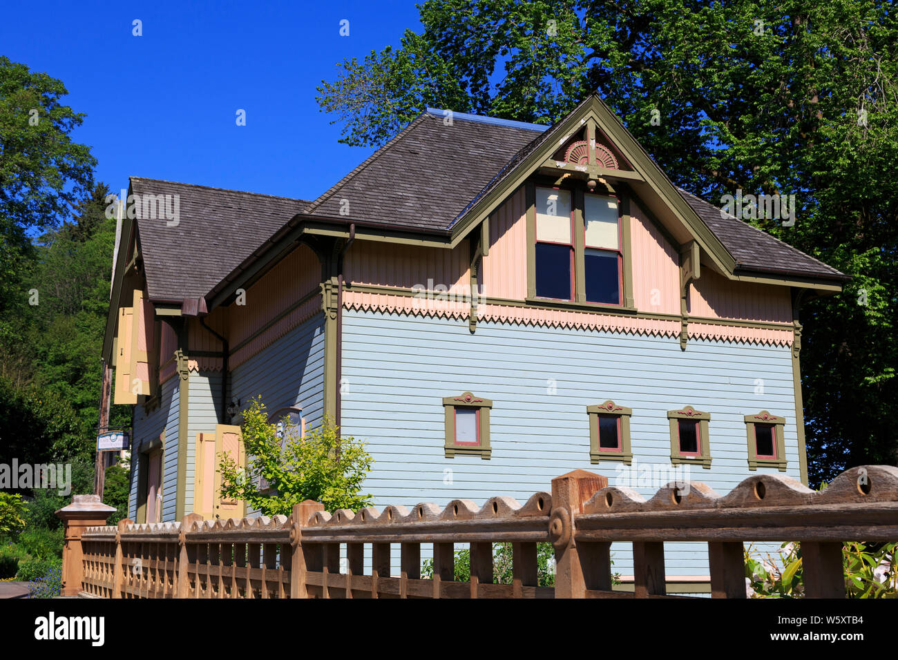 Flavel House Museum, Astoria, Oregon, USA Stock Photo Alamy