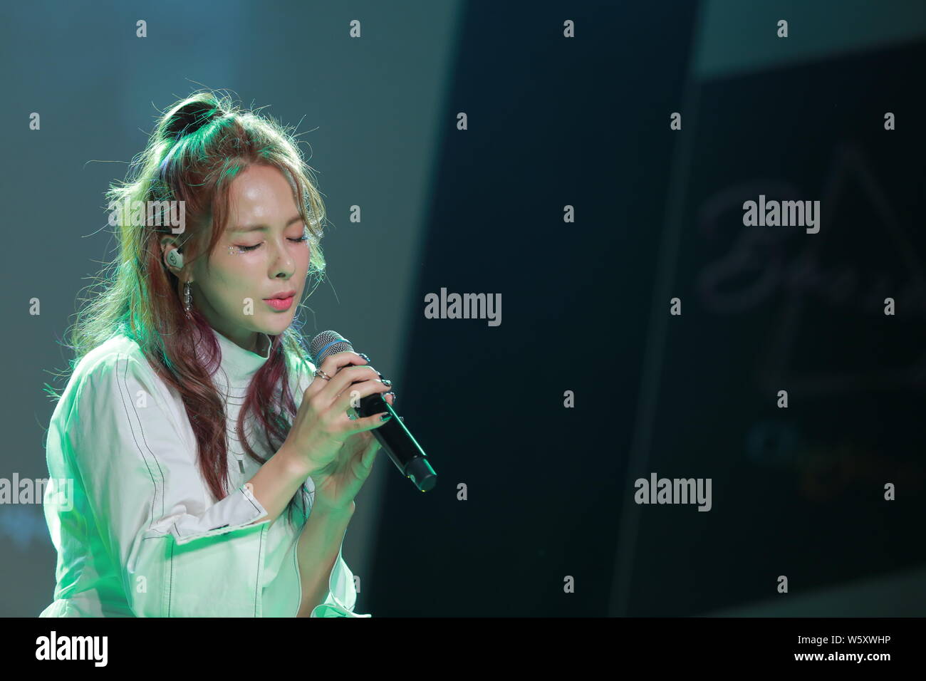 South Korean pop singer Lee Chae-Yeon, known mononymously as Chae Yeon