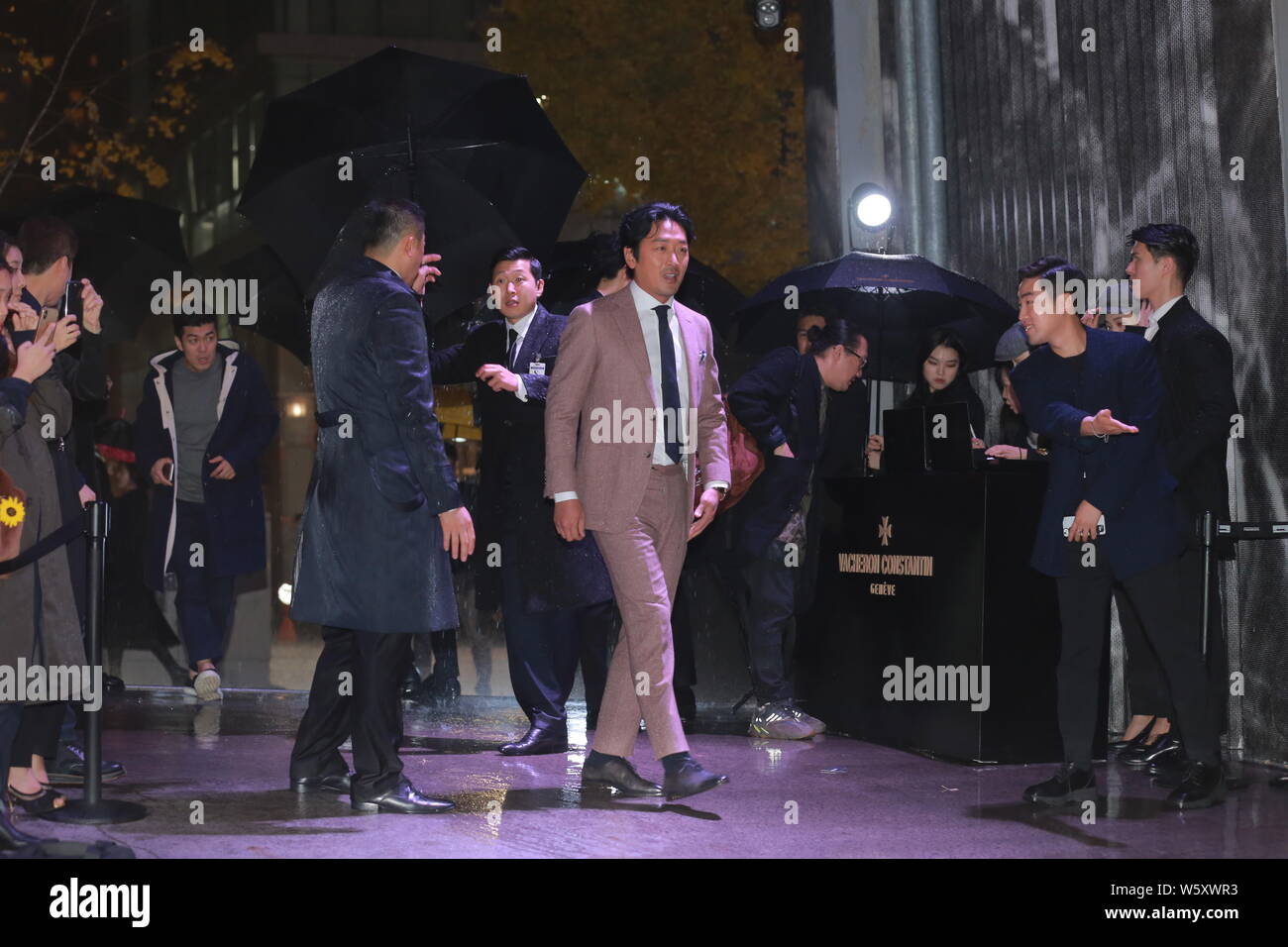 South Korean actor Ha Jung-woo attends a promotional event for Vacheron Constantin in Seoul, South Korea, 8 November 2018. Stock Photo