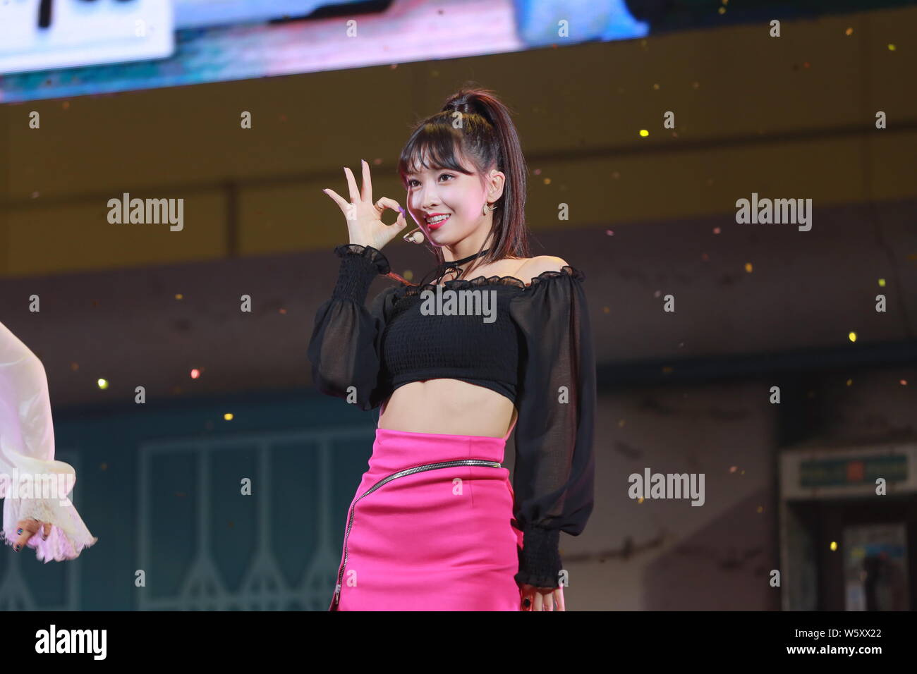 Momo Of South Korean Girl Group Twice Of South Korean Girl Group Twice Performs At A Showcase For Their Sixth Ep Yes Or Yes In Seoul South Korea 5 Stock Photo Alamy