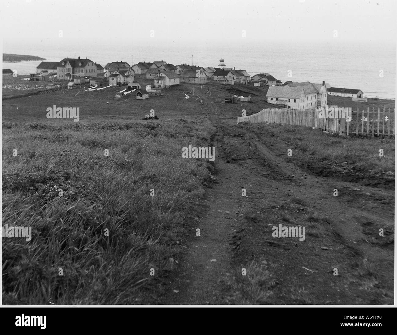 St. Island, Alaska. Village of St. Stock Photo Alamy