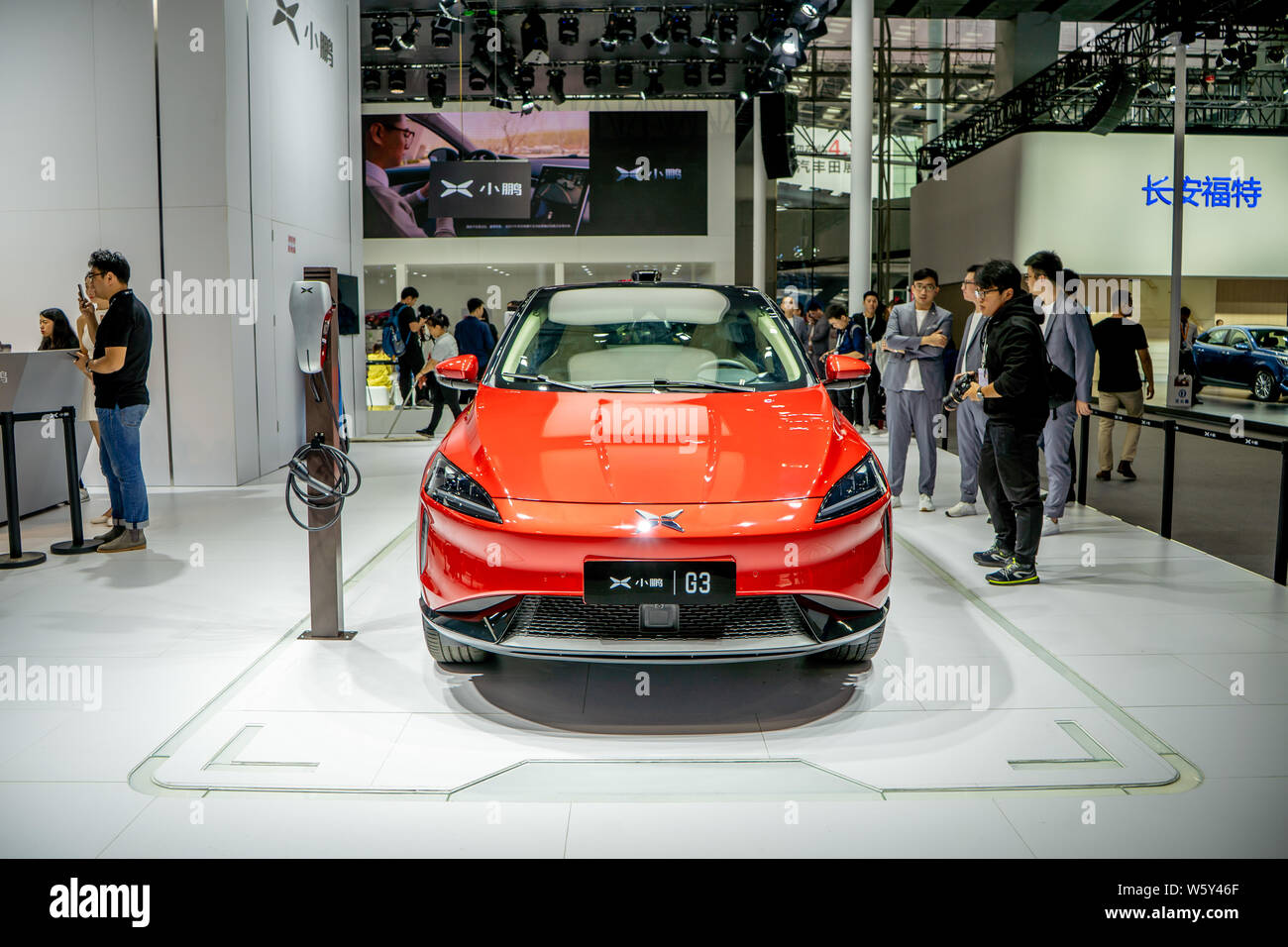 A Xpeng G3 Smart Pure Electric Suv Of Xpeng Motors Is On Display During The 16th China Guangzhou International Automobile Exhibition Also Known As Stock Photo Alamy