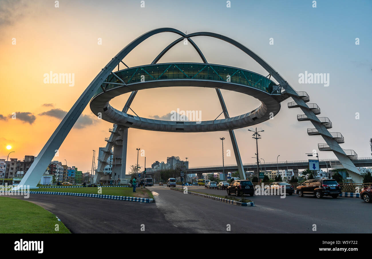Biswa Bangla gate or Kolkata Gate at New Town on the main arterial road