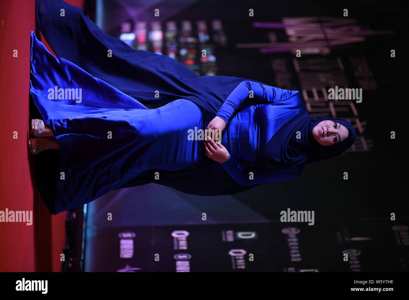 Malaysian singer-songwriter Shila Amzah poses as she arrives on