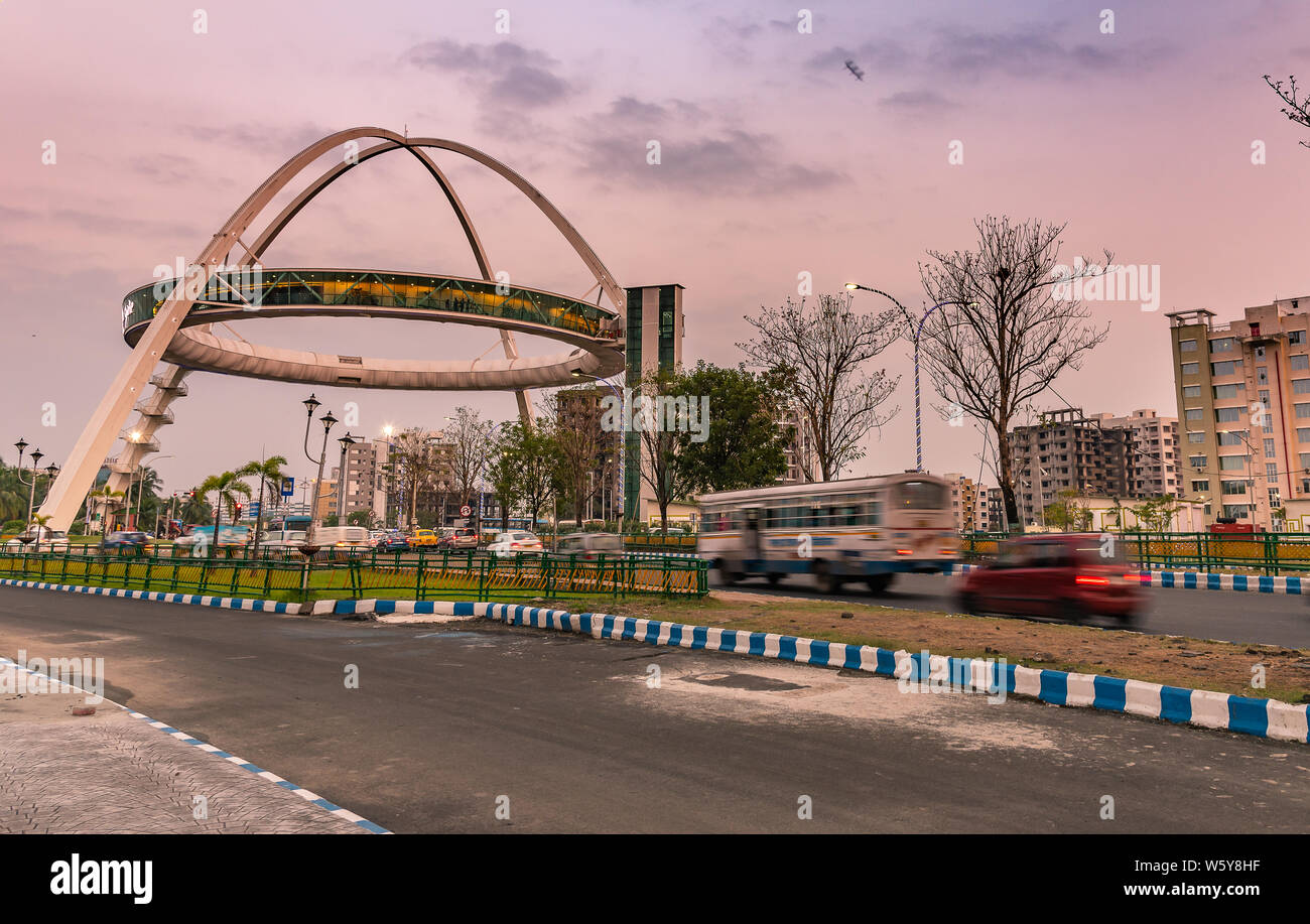 Biswa Bangla gate or Kolkata Gate at New Town on the main arterial road