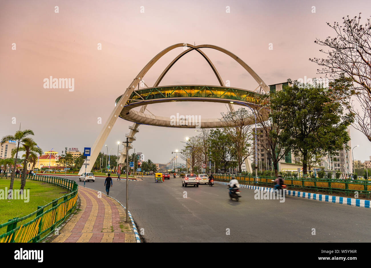 Biswa Bangla gate or Kolkata Gate at New Town on the main arterial road