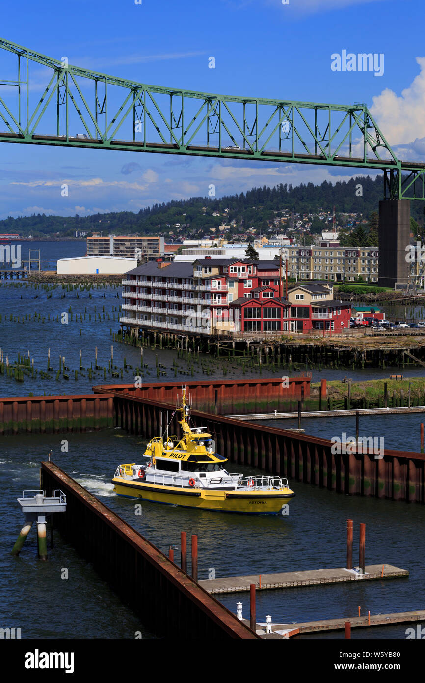 Columbia River Pilot Boat, Astoria, Oregon, USA Stock Photo Alamy