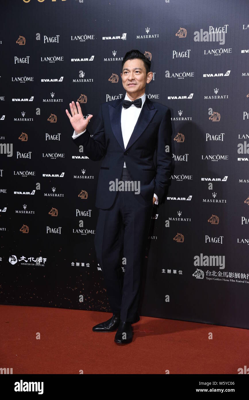 Andy Yu Hong Kong actor and singer Andy Lau arrives on the red carpet for the ...