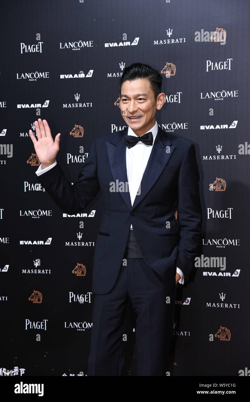 Andy Yu Hong Kong actor and singer Andy Lau arrives on the red carpet for the ...
