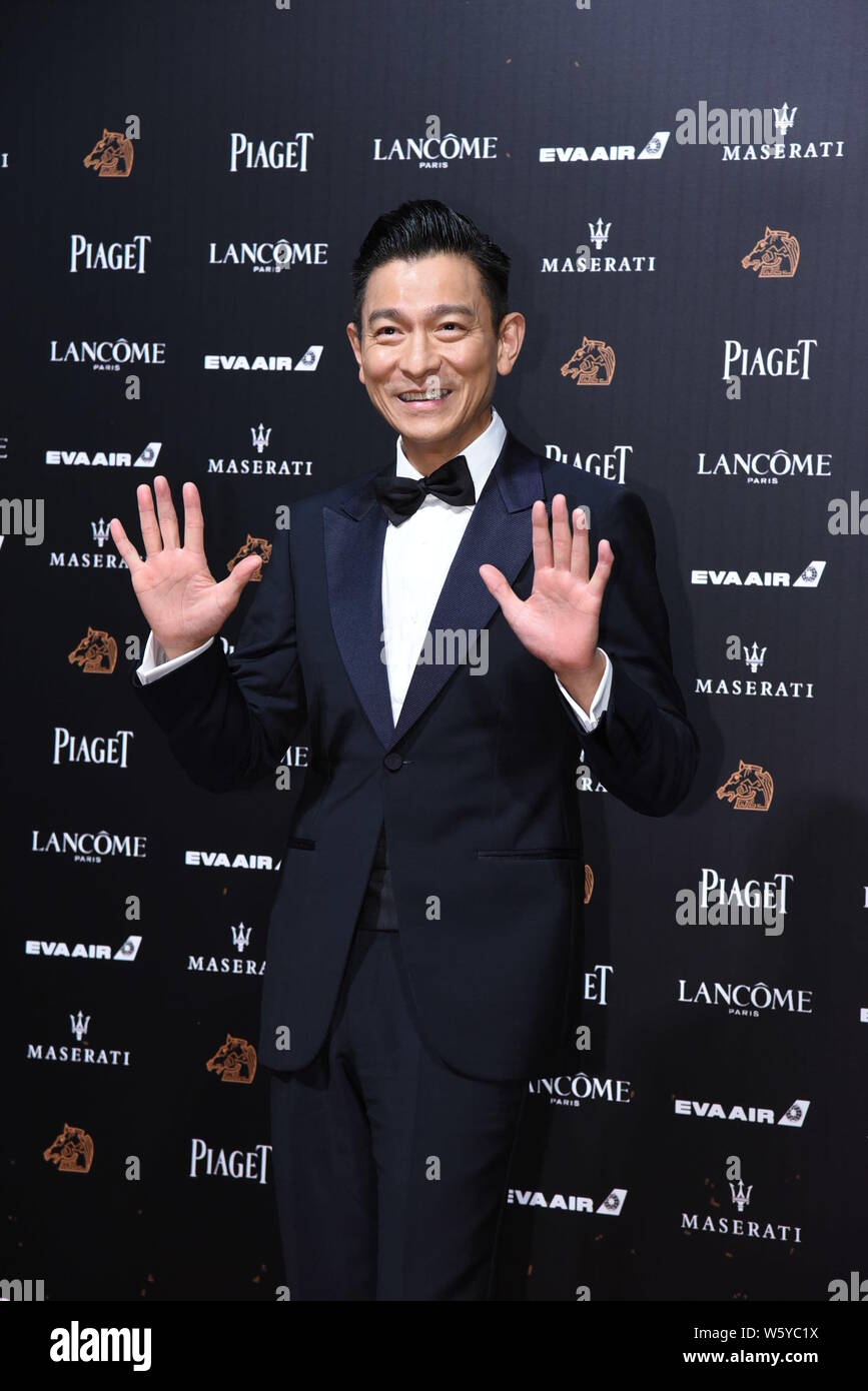 Andy Yu Hong Kong actor and singer Andy Lau arrives on the red carpet for the ...