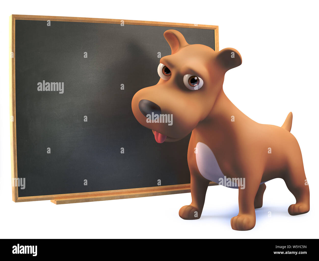Cartoon illustration dog teacher blackboard hi-res stock photography and  images - Alamy