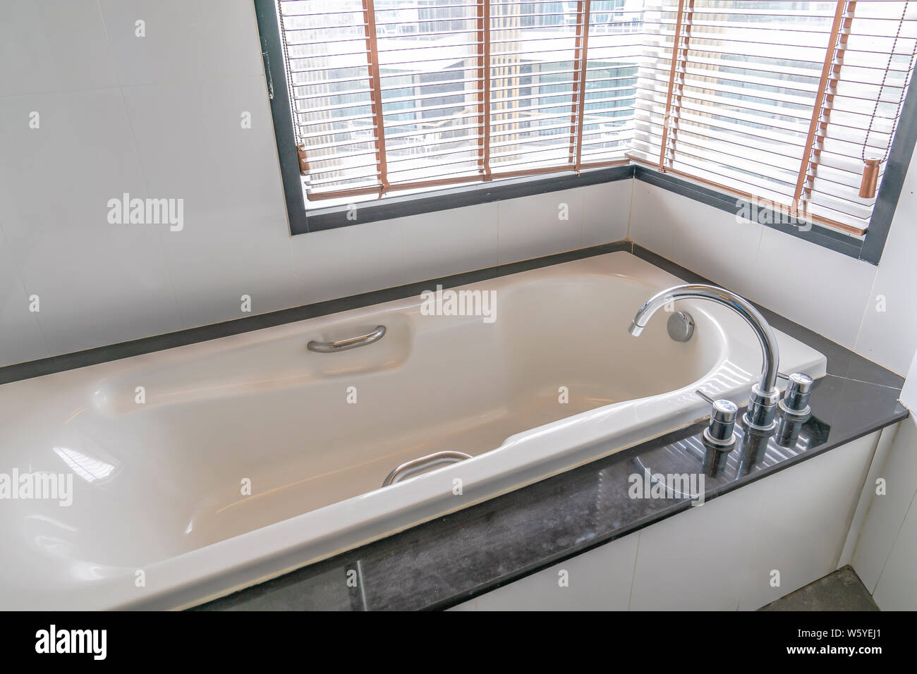 Normal simple bathroom shower room in Thailand resort Stock Photo Alamy
