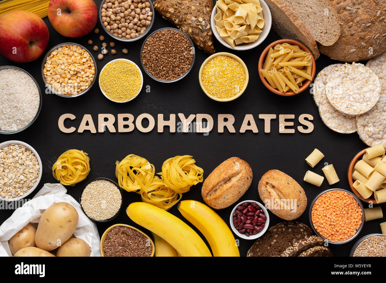 Carbohydrates rich food hires stock photography and images Alamy