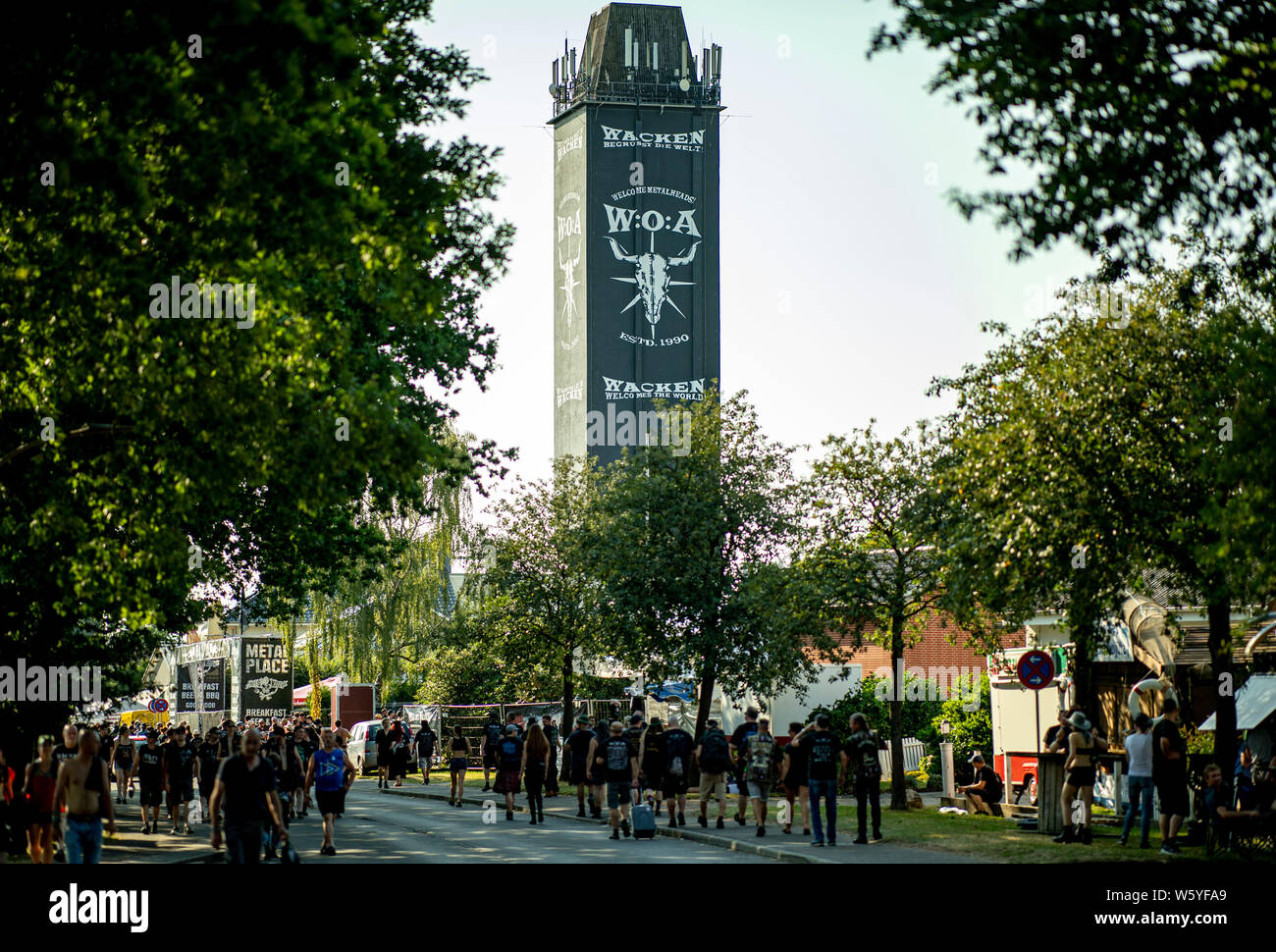 Wacken Germany 30th July 2019 Visitors Of The Wacken
