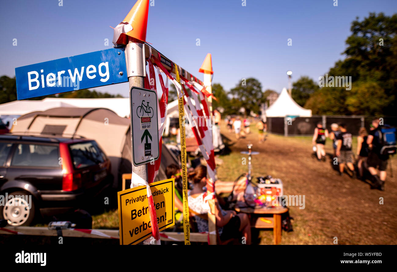 Wacken Germany 30th July 2019 Visitors To The Wacken