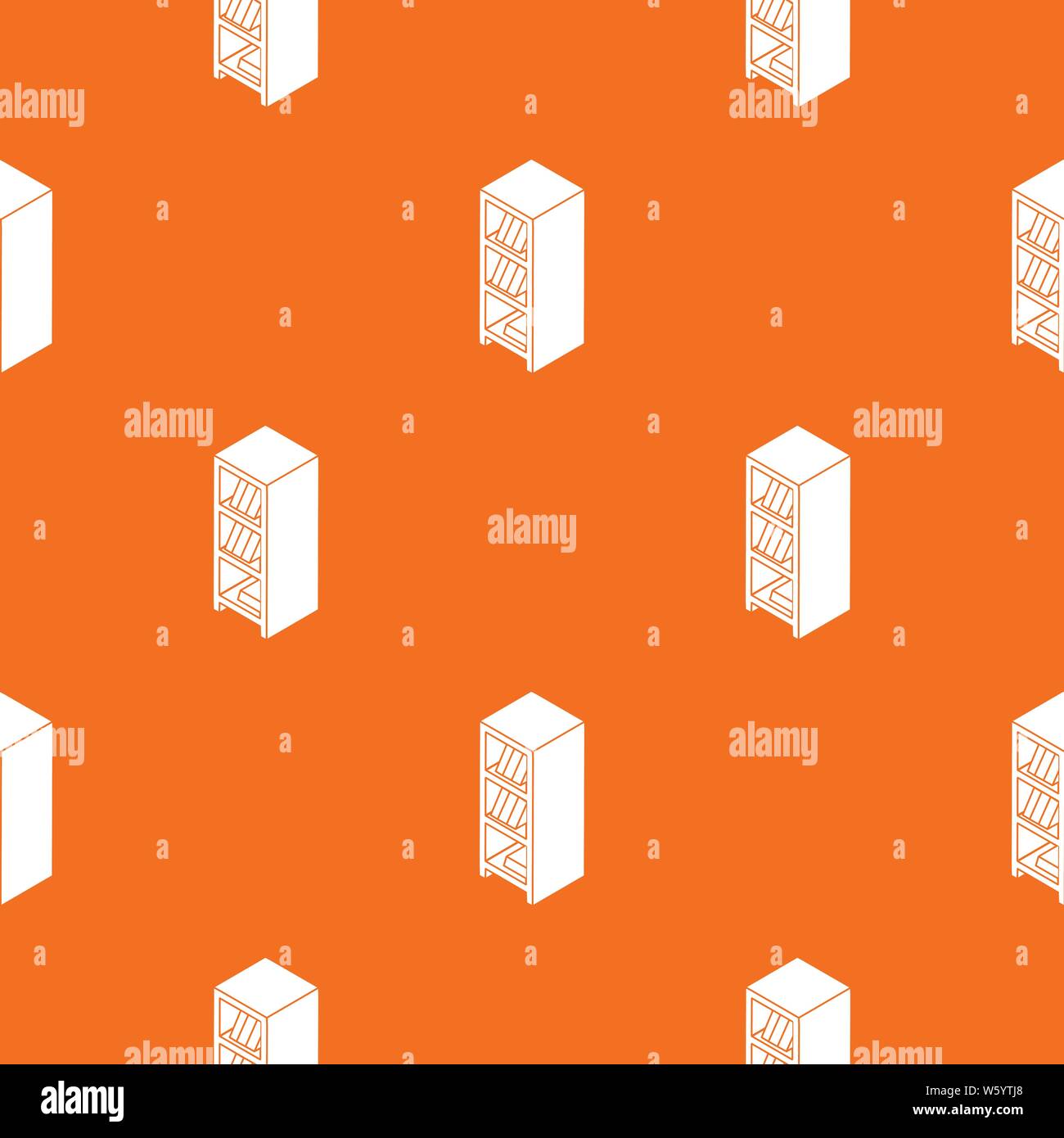 File wardrobe pattern vector orange Stock Vector