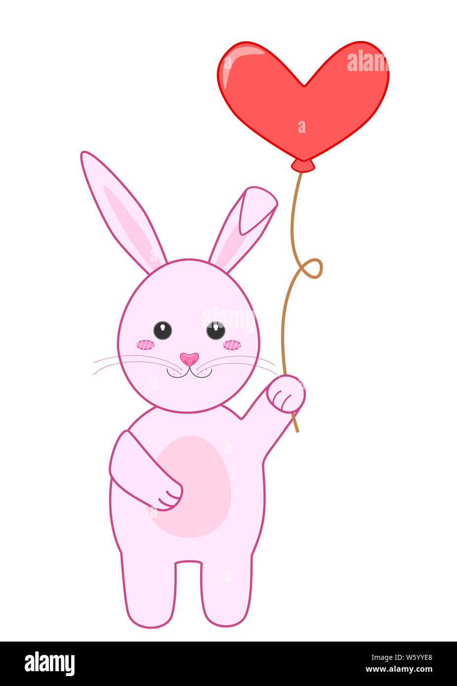 Large Bunny w Heart main image 1