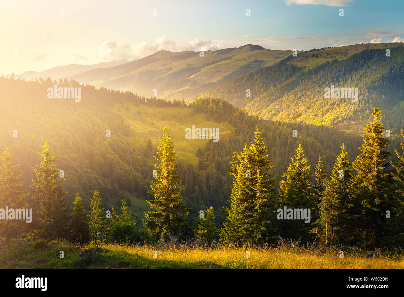 Beautiful hill landscape hi-res stock photography and images - Alamy