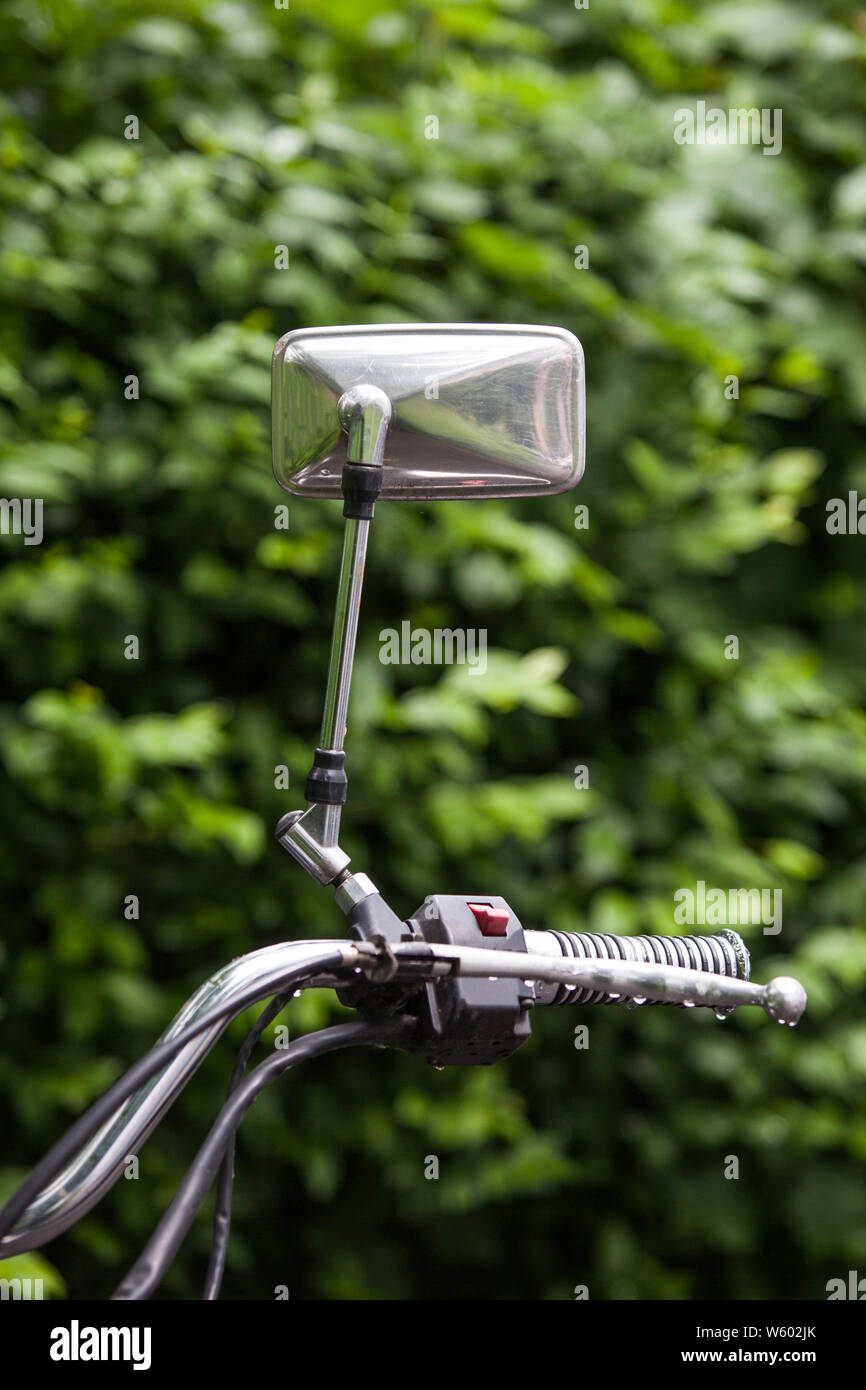 handlebar rear view mirror