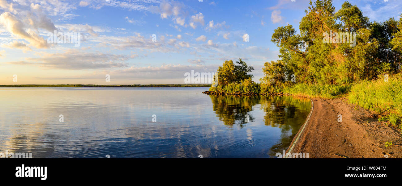 USA, SOUTH DAKOTA, Lake Pokasse, a branch of Missouri River Stock Photo