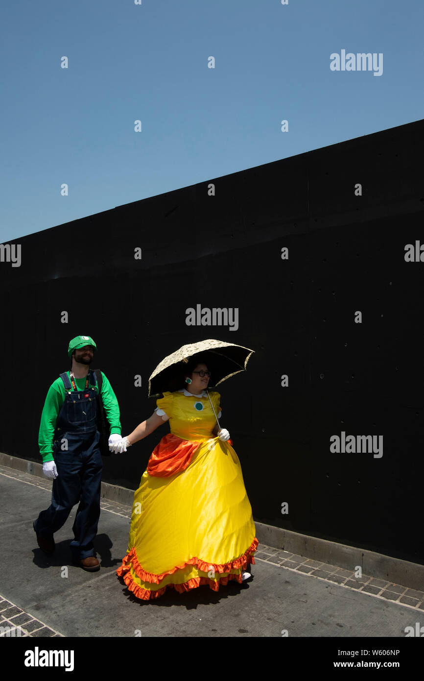 2019 Anime Expo, Los Angeles Convention Center, Los Angeles, California, United States of America  model: @pooki 13 Stock Photo