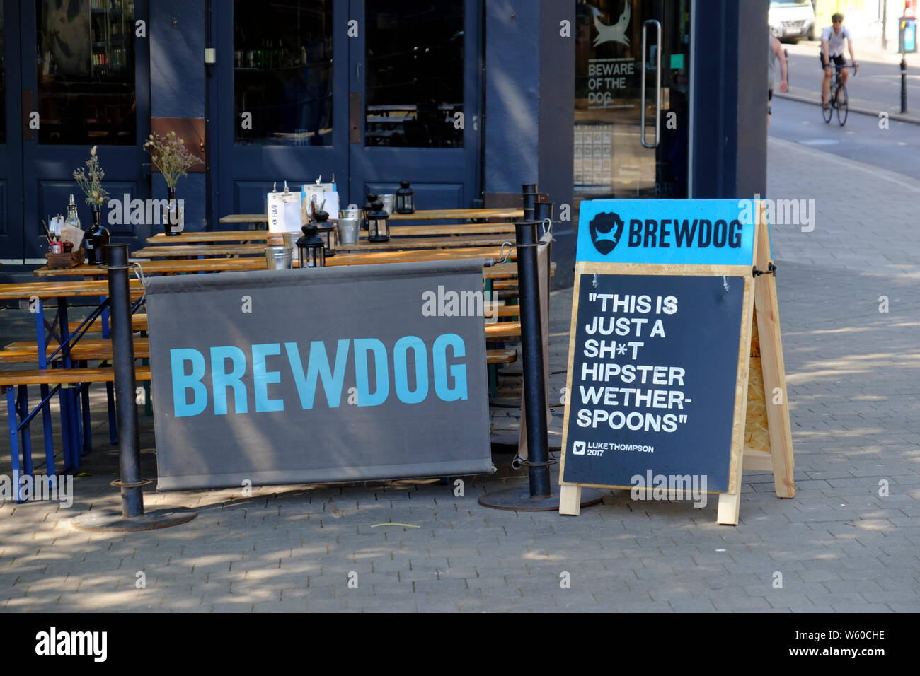 The Brewdog Pub near Bristol Bridge, Bristol city Centre, UK Stock Photo